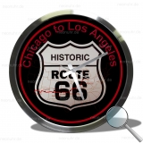 Wanduhr Historic Route 66