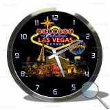 Wanduhr Las Vegas