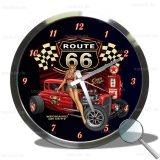 Wanduhr Route 66 Mechanic
