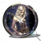 Wanduhr Vampir1