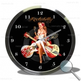 Wanduhr Rockabilly