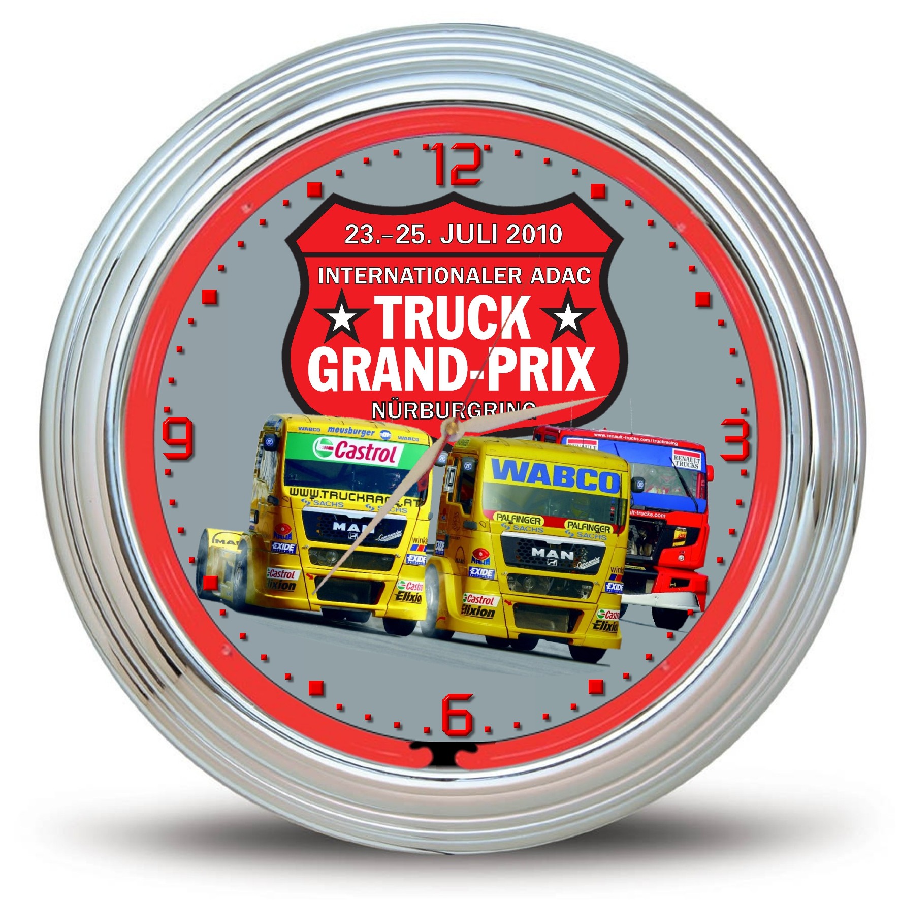 Neonuhr,Neon Uhr,beleuchtete Uhr,Wanduhr,Neonwanduhr,Neonuhren