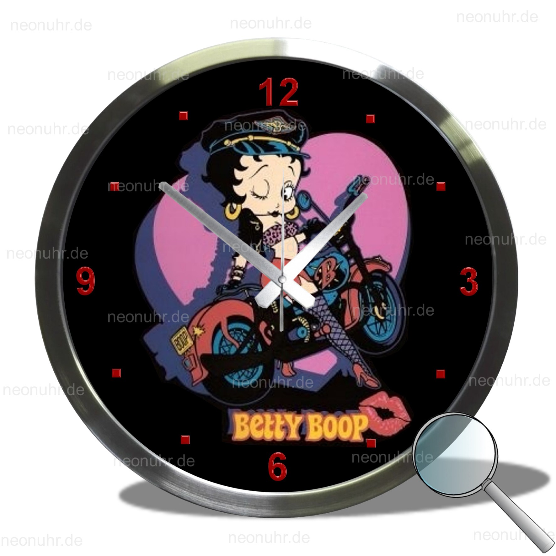 Neonuhr Neon Uhr Beleuchtete Uhr Wanduhr Neonwanduhr Neonuhren Wanduhren Neonklokken Neonclock Beleuchtete Uhr Wanduhren Mit Eigenem Motiv Mustang Diner Neonuhr 50er 60er Vintage Wanduhr Wanduhr Betty Boop Neonuhr