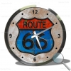 Wanduhr Route 66 Vintage